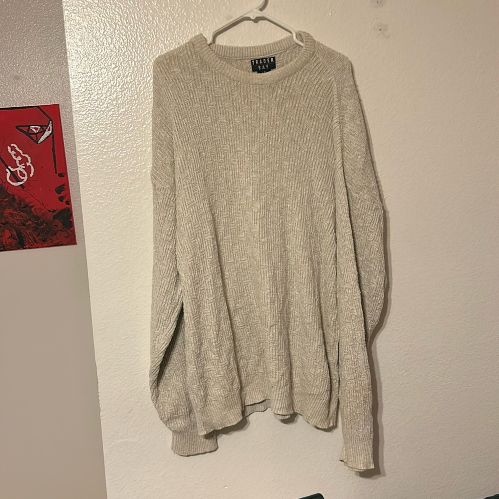 White Trader Bay 100% Cotton LT Sweater